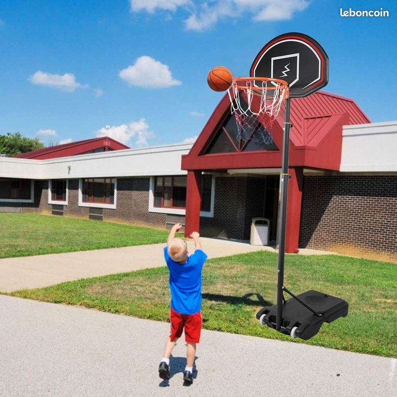 Panier De Basketball Sur Pieds Avec Hauteur Réglable 90-210 Cm, Support Panier De Basketball Sur Pieds Avec Hauteur Réglable 90-210 Cm, Support
