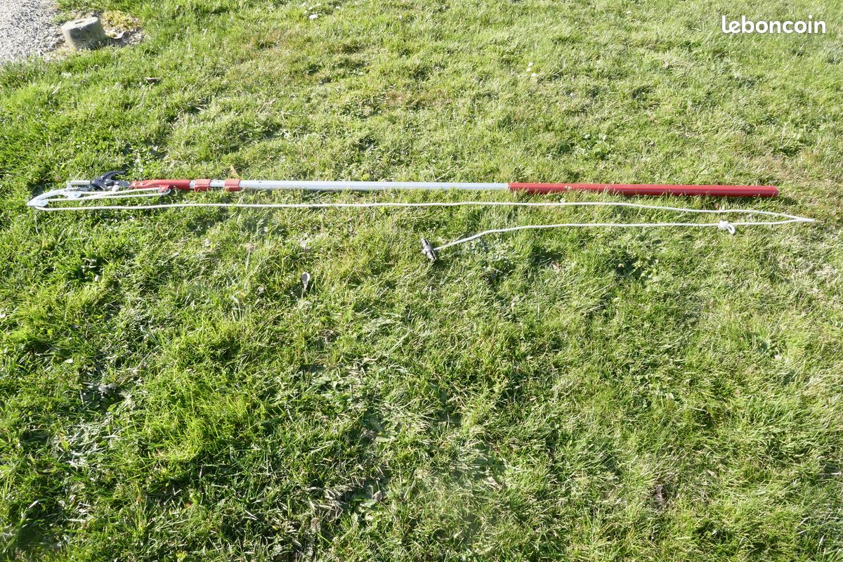 Perche télescopique ARS 5.5 m avec ébrancheur Métallo, servie 2 fois (image 1)
