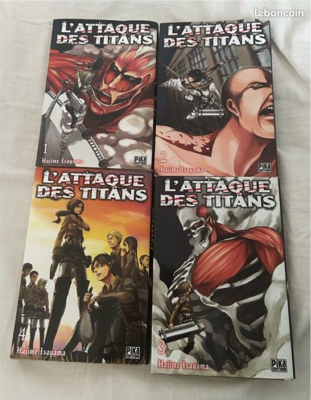 Attaque des Titans – tomes 1 à 4 (image 1)
