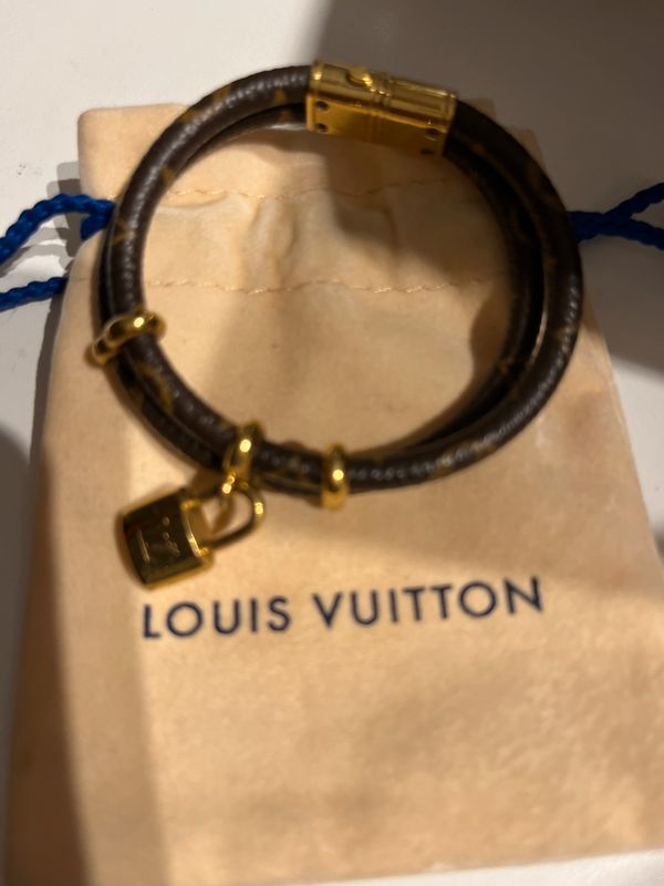 Bijoux Bracelet Louis Vuitton Dauphine Marron d'occasion