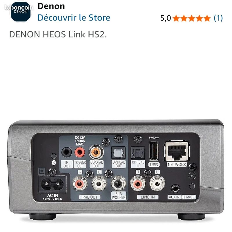 Amplificateur denon heros link 2 (image 2)