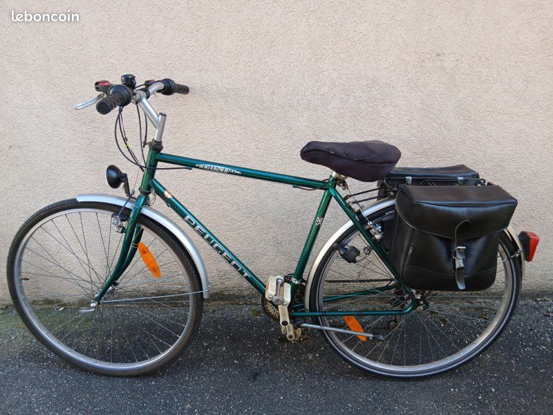 Paire de sacoches vélo ou autres Peugeot collection - Équipements vélos
