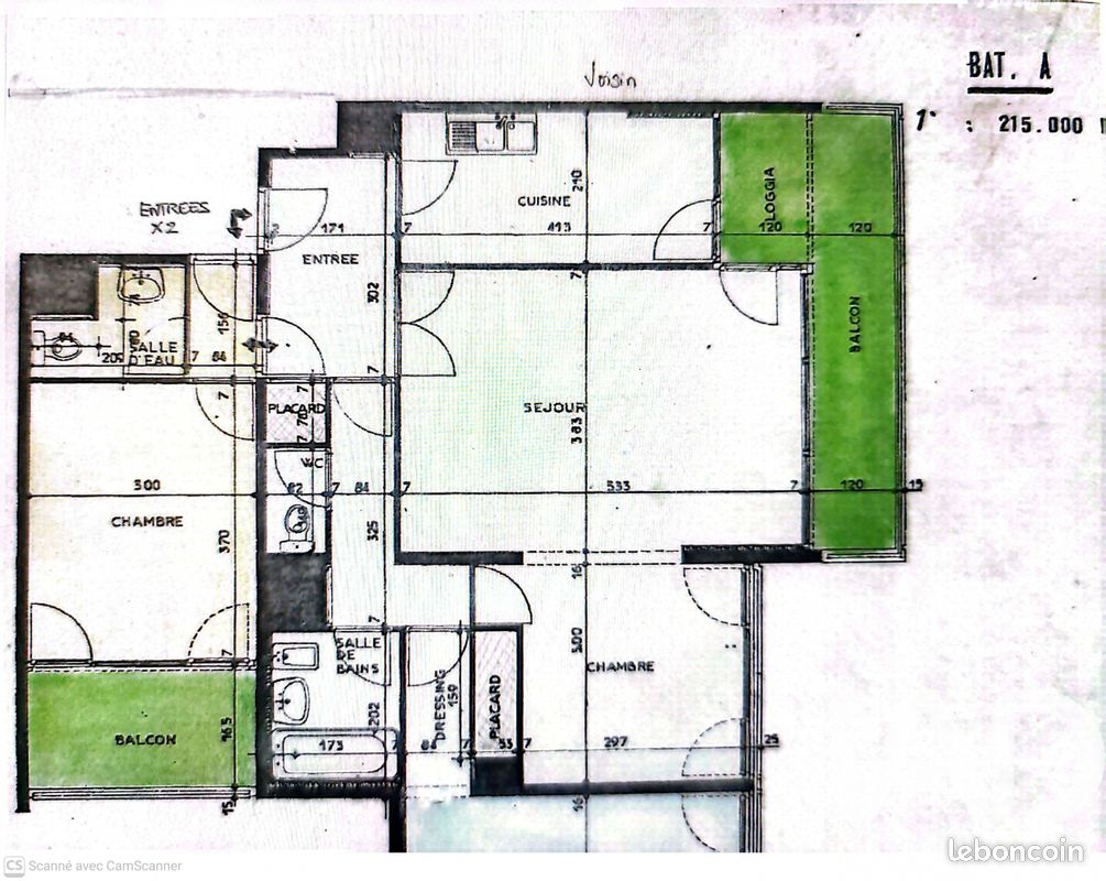 Appartement 4 pièces 83 m² · à La Madeleine · 83 m² · 219 000 €