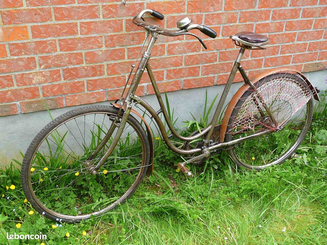 Pédalier Vélo Ancien Homme Années 1920 - La Française Diamant - Pièce Vintage