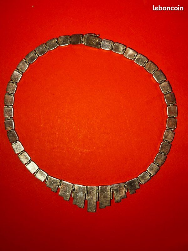 Collier en argent massif, Réf : 148 (image 4)