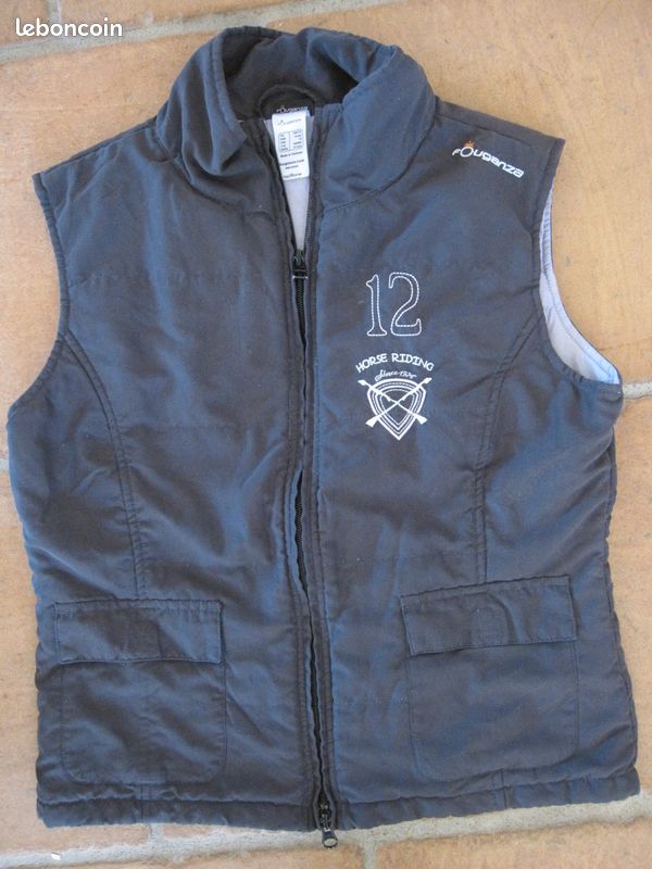 Gilet Doudoune Equitation Veste Sans Manche Equitation
