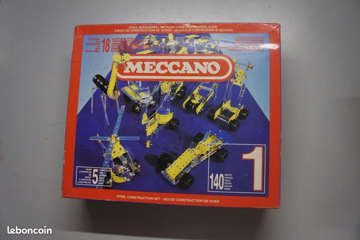 MECCANO affiche 1995 Club des Amis du Méccano 47 cm x 36 cm