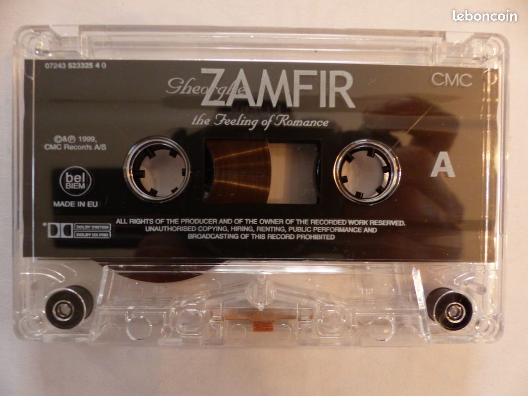 K7 audio Gheorghe Zamfir "The feeling of romance " (image 2)