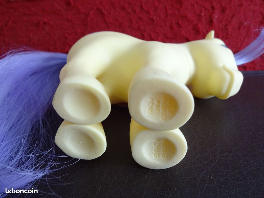 mon petit poney - my little pony g1 Peachy Hong Kong Concave Foot