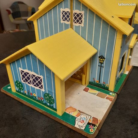 Maison Familiale Fisher Price Vintage 1969 – Little People, Très Bon état