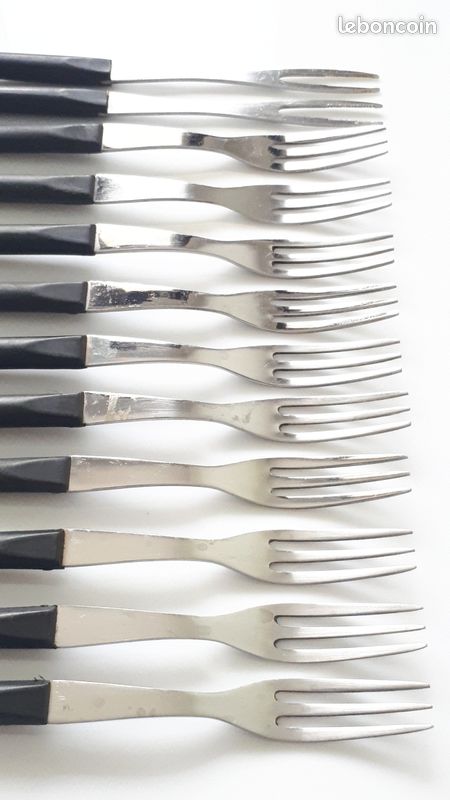 Lot De 12 Fourchettes à Fondue – 6 Piques Le Creuset + 6 Génériques, Longueur 5 Cm