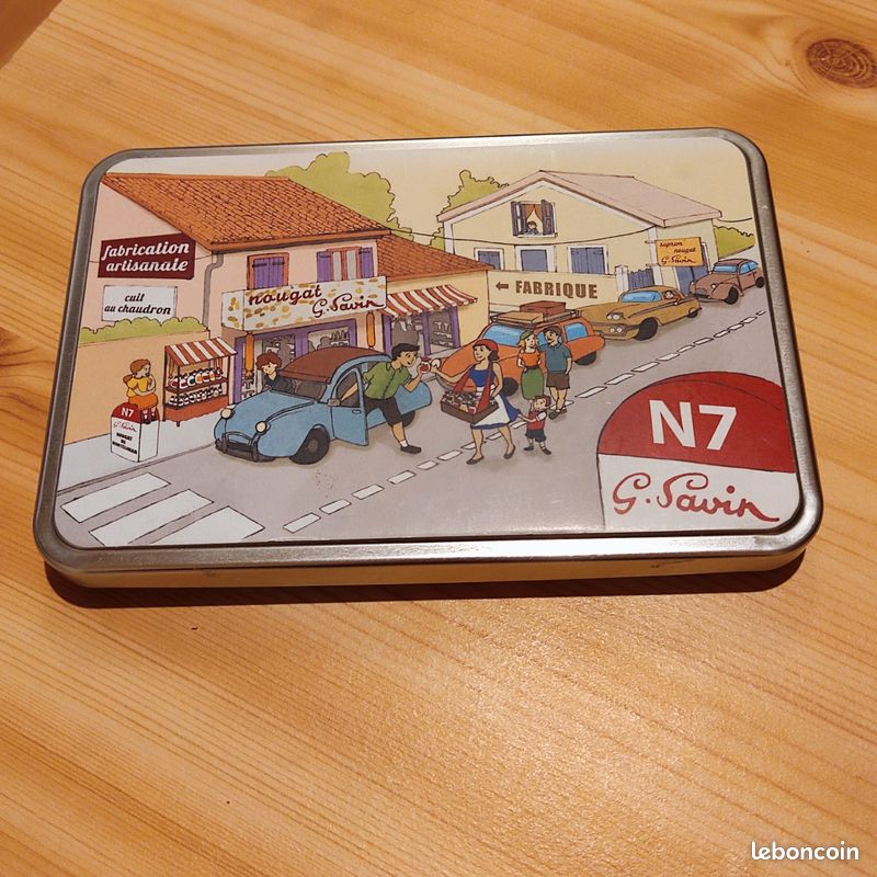 Boîte fine métal G. Savon route nationale 7 19,5 x 13 x 2 cm (image 5)