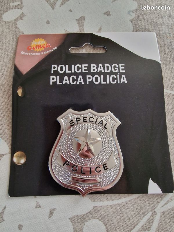 Kit déguisement Policier mixte (image 2)
