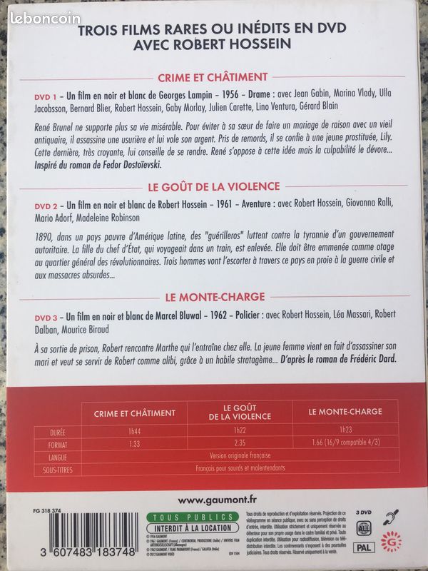 Coffret Robert Hossein (image 3)