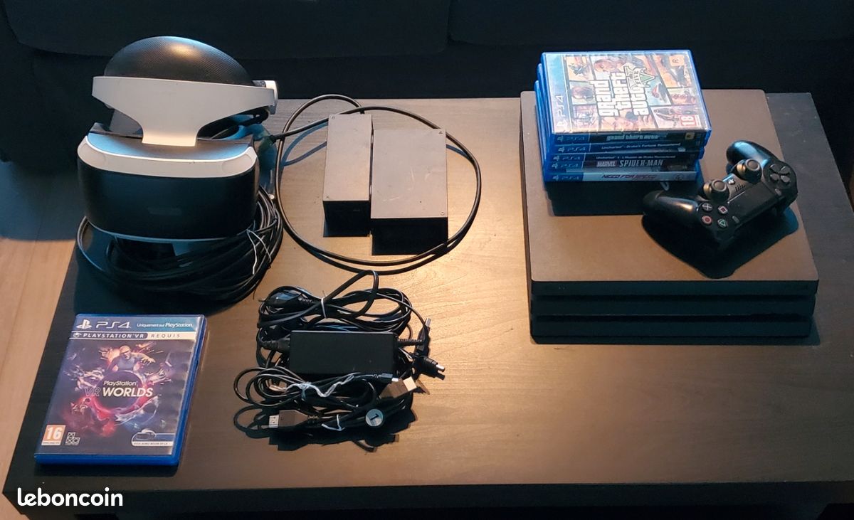 Manette Ps4 Casque Virtuel Pour Playstation Ps4 Casque Virtuel Pas