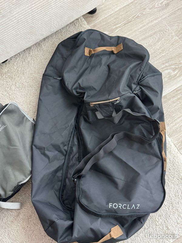 Sac Quechua 80L housse pluie et voyage Sport Plein air