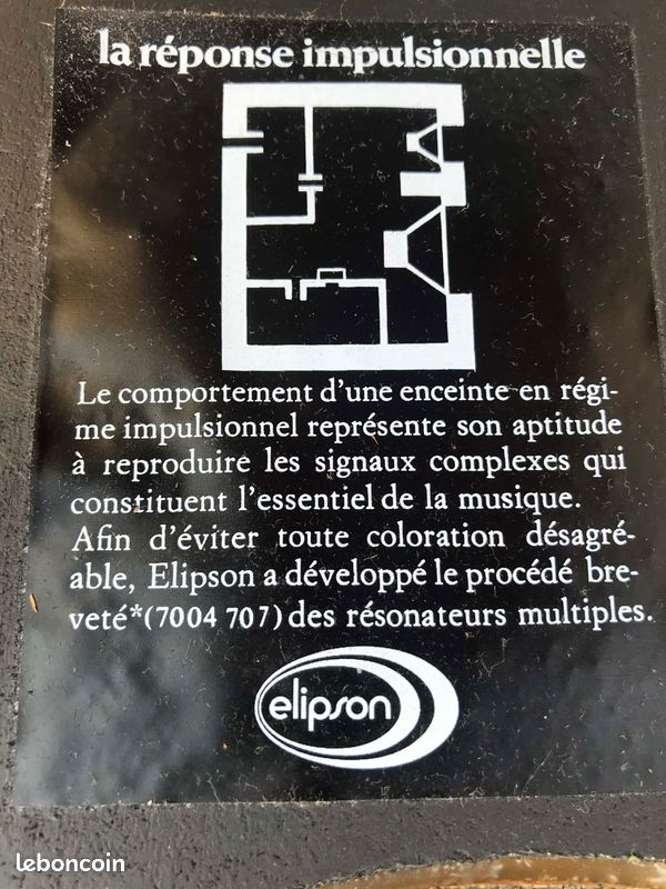 Elipson Haut Parleur Passif Hifi Haut de gamme Hp 7cm + 20cm (8 pouces) (image 4)