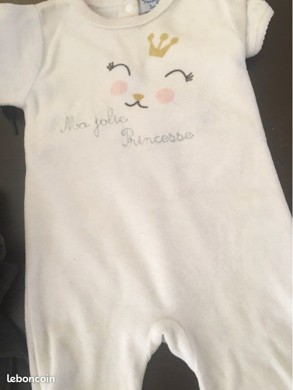 Pyjama ma petite princesse 1 mois (image 1)