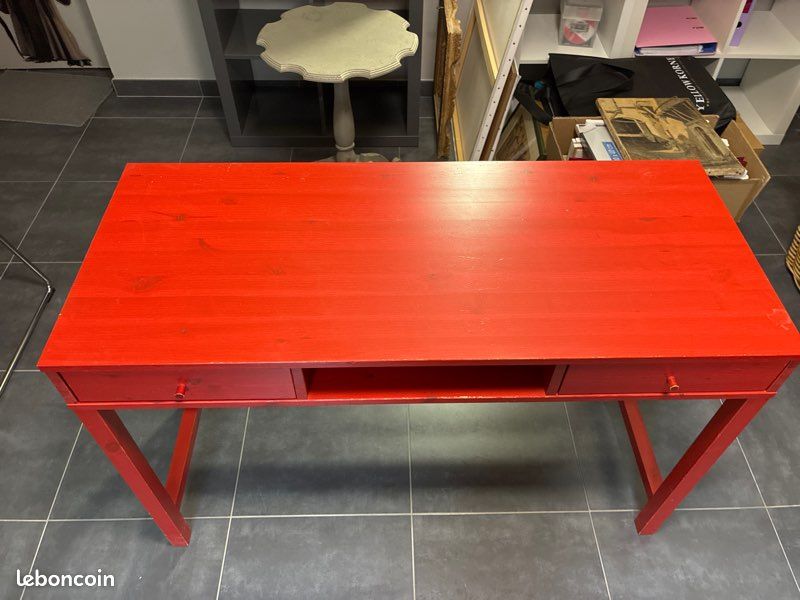 Bureau Enfant Ikea 2 tiroirs 1m18*0,5m*0,76 (image 4)