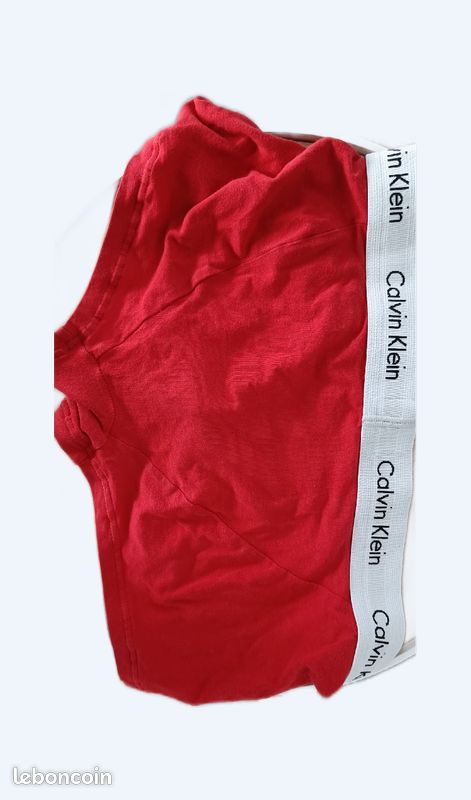 Boxer rouge Calvin Klein (image 1)