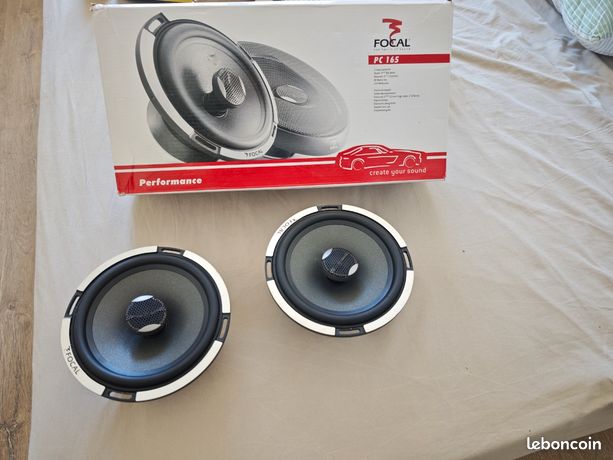 Focal PC 165 – Haut-Parleurs Auto 16 Cm 2 Voies Coaxial K2 Power, 93 DB, 80 W RMS, Qualité Audiophile