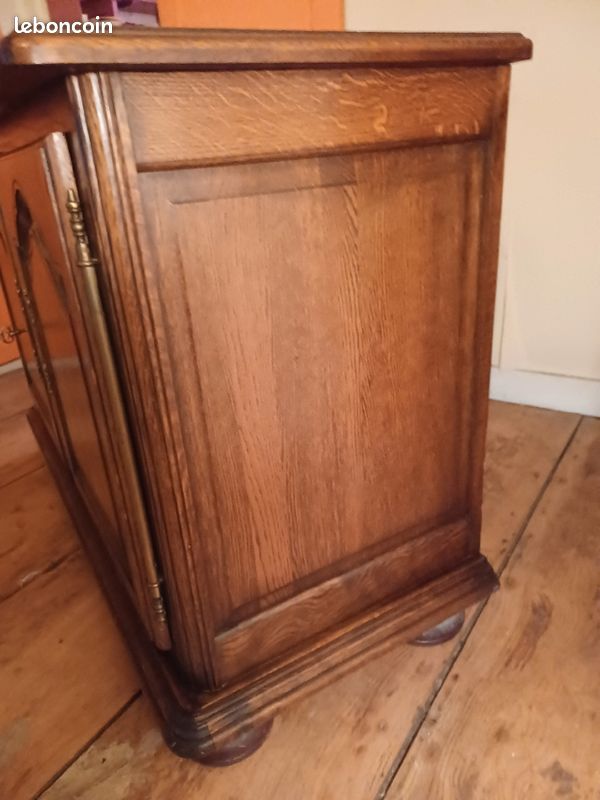 Meuble bas 2 portes en chêne (image 3)