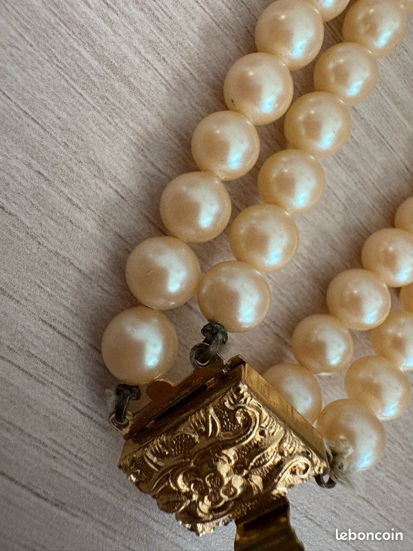 Lot De Bijoux Anciens Fantaisie Et Perles Rares Vintage - Occasion - Réf R19