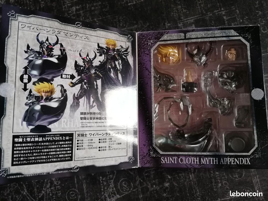 Saint Seiya Myth Cloth Appendix - Rhadamanthys Du Wyvern - NEUF Bandai
