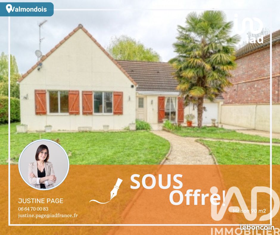 Maison 5 pièces 90 m² · à Valmondois · 90 m² · 330 000 €