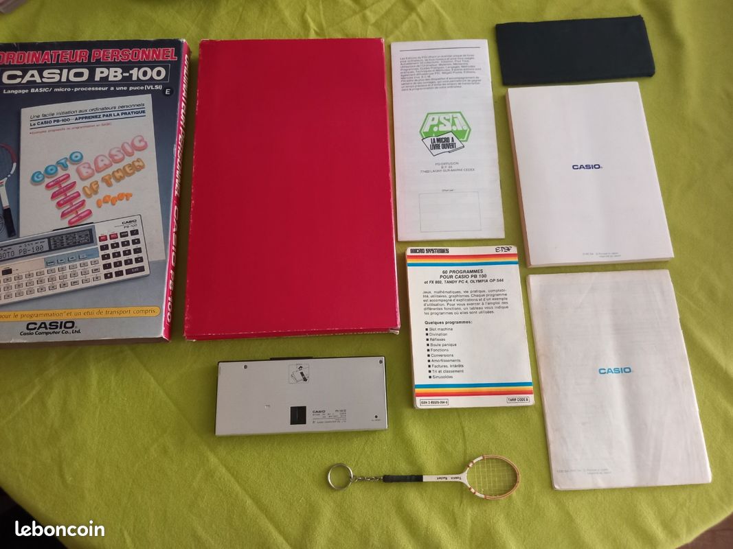 Ordinateur personnel casio PB-100 en boite (calculatrice) vintage 1984 (image 11)