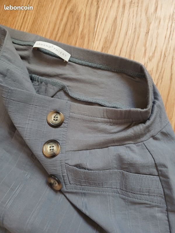 Pantalon/Pantacourt Armand Thiery Taille 42 / XL Gris - Occasion Bon état, Coupe Classique