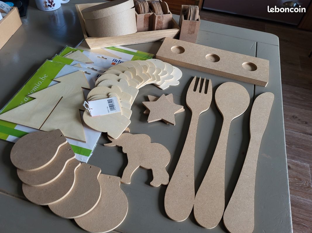 Support en bois à décorer (image 2)