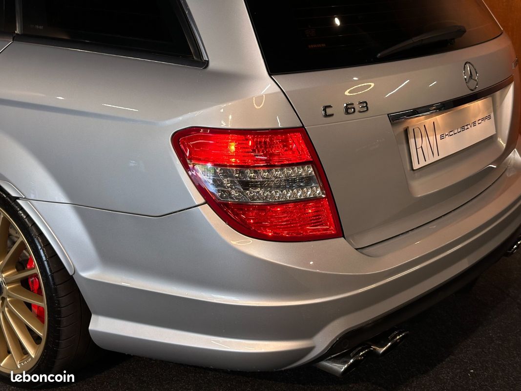 Mercedes CLASSE C BREAK 63 AMG 6.2 V8 457ch 7G-Tronic Historique Complet (image 10)