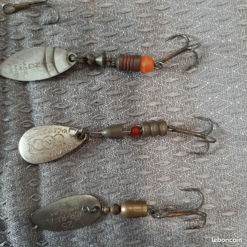 LEURRE DE PÊCHE vintage en métal Jamison cuillère Shannon EUR 4,30 - FR