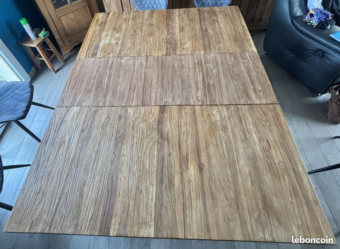 Table extensible en bois massif (image 2)