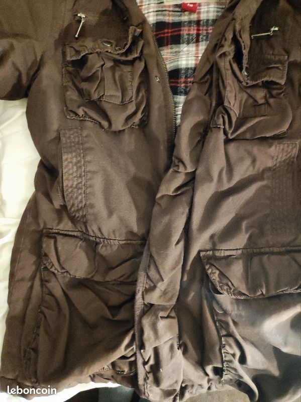 Parka marron Kaporal taille L (image 3)