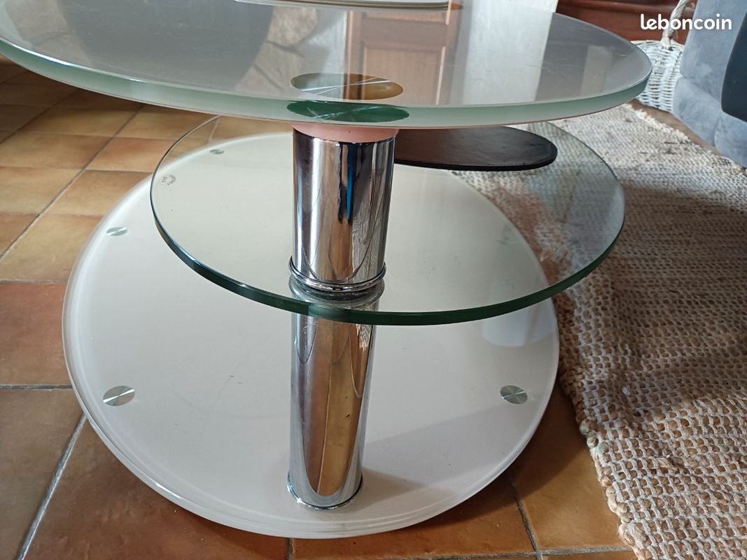 Table basse en verre 4 plateaux (image 4)