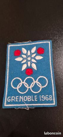 Badge Collector "Allez France" Jeux Olympiques Grenoble 1968 - Très Bon état
