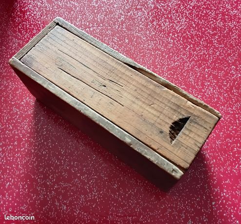 ANCIEN MINI JEU de Dominos dans boîte en écaille complet 28 pièces XIXe