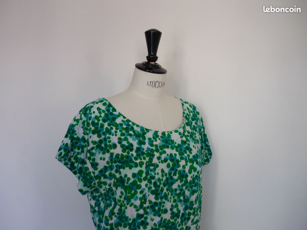 GAP - Robe verte 38, TBE (image 8)
