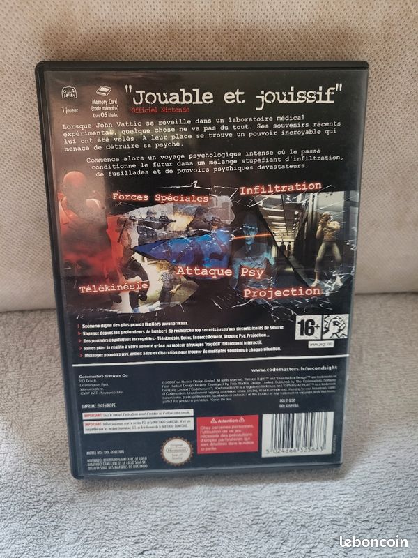 Second sight game cube (image 3)