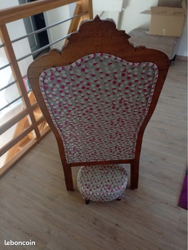 Fauteuil en bois massif (image 3)