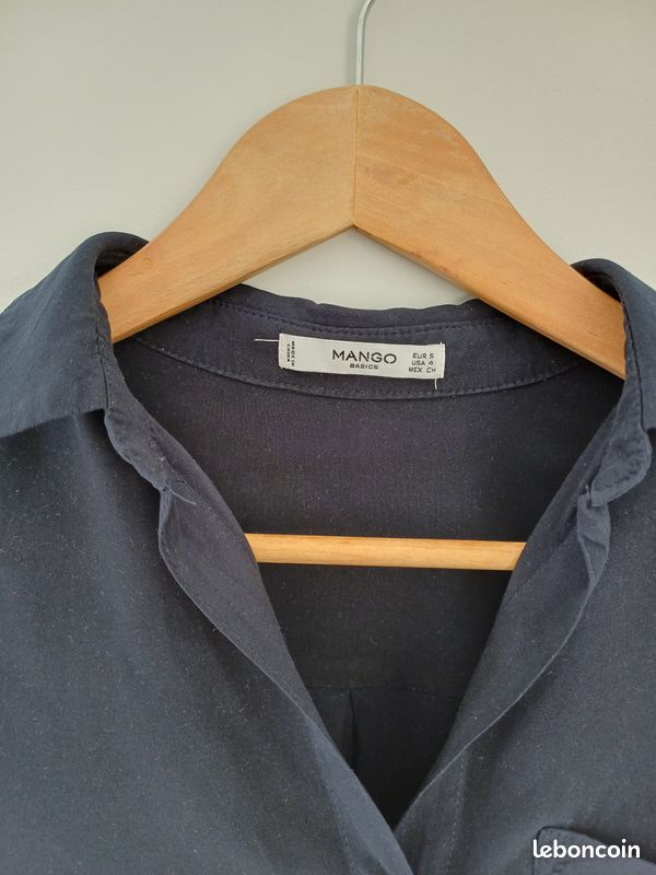 Chemise bleu marine - taille S (image 2)