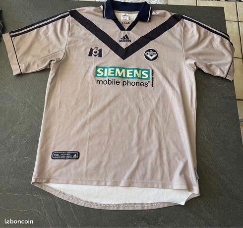 Maillot officiel girondins de Bordeaux extérieur 2000-2001 Maillot officiel girondins de Bordeaux extérieur 2000-2001
