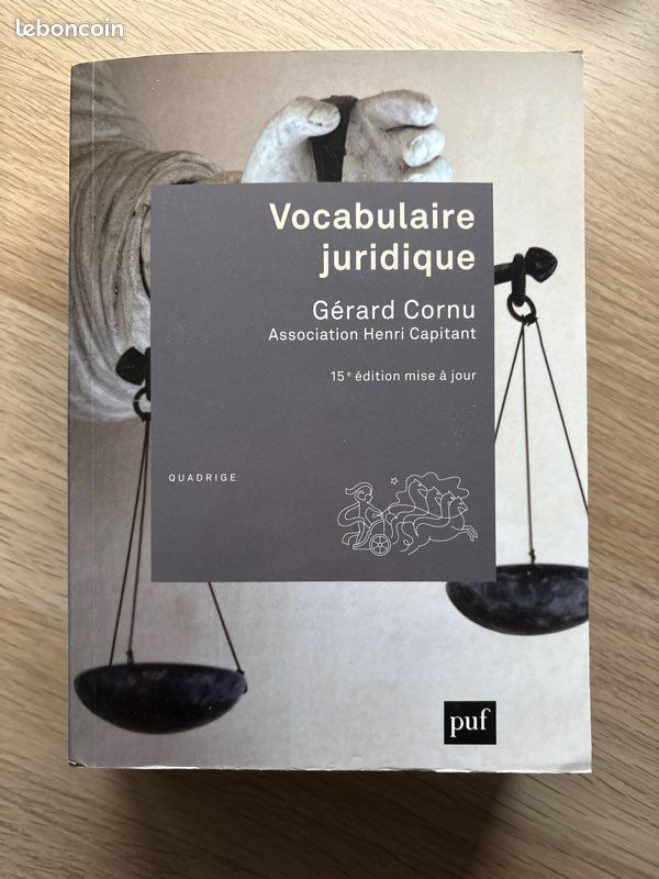 Vocabulaire juridique de Gérard Cornu (image 2)