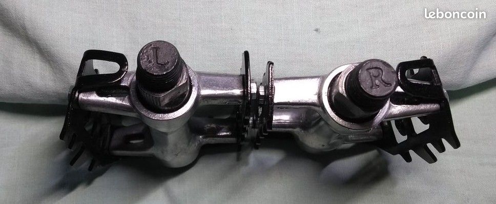 Paires de pédales vélo aluminium 9/16" - VTT VTC Ville Vintage Vélotaf (image 8)