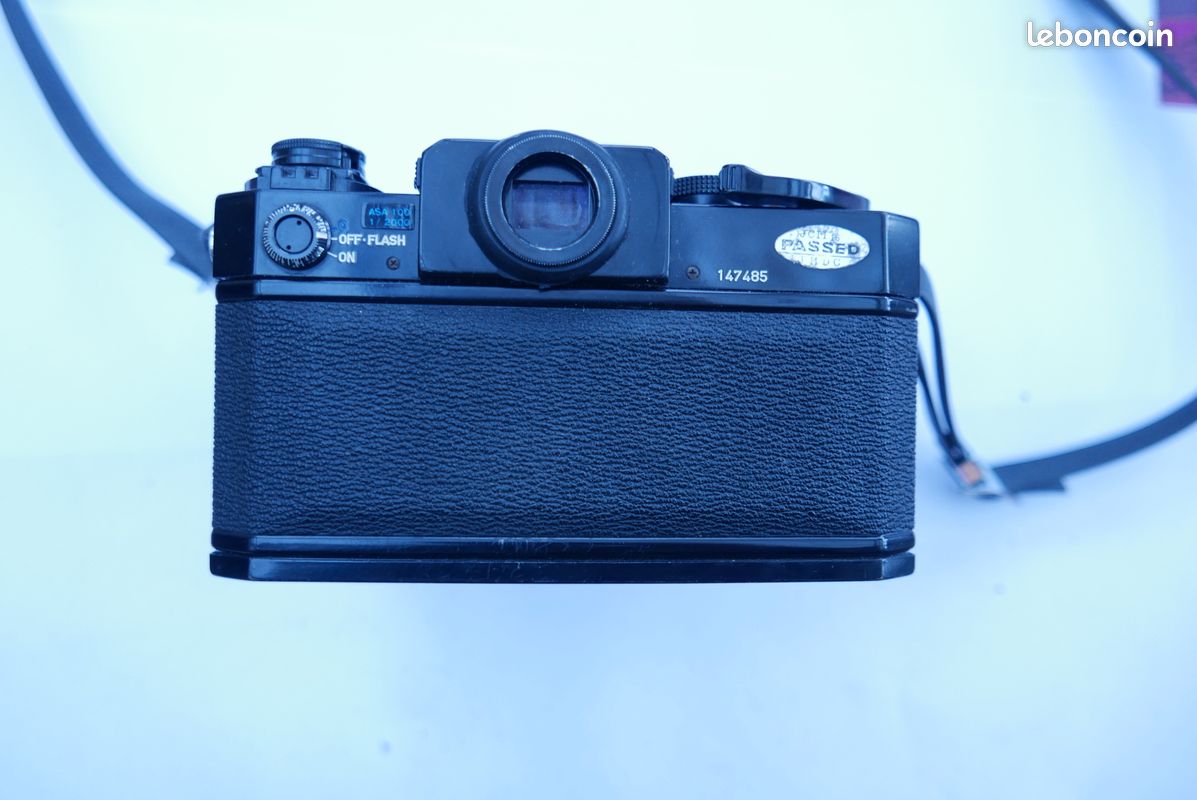 Canon F-1 Ancien Avec Objectif 50mm F/1.8 - Argentique 35mm, état Top