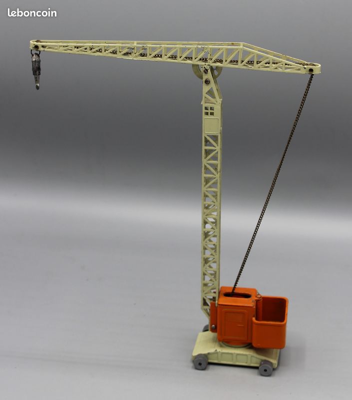 Joustra grue a benne preneuse vintage jouet ancien - Vendu