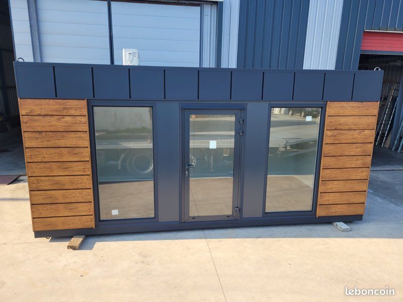 Bungalow 6x3 PROMO bulle de vente mobile modulable container aménagé (image 2)
