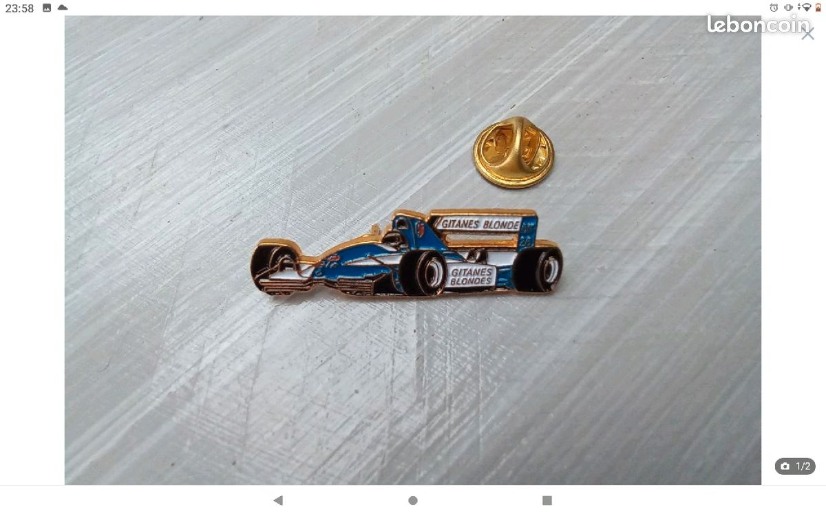 Pin's lapel pin pins FORMULE 1 F1 GP MONACO 91 McLaren